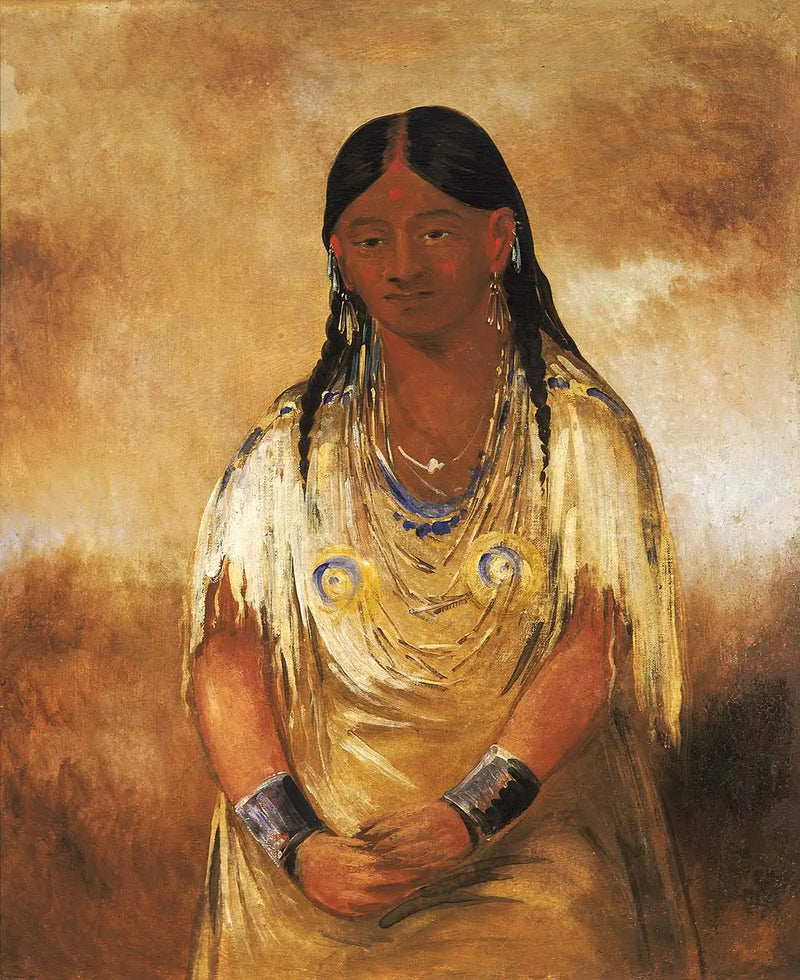 Mún-ne-o-ye, una mujer - George Catlin