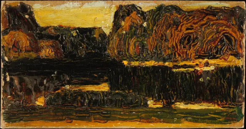 Múnich, jardín inglés (Lago y Cano) - Vassily Kandinsky
