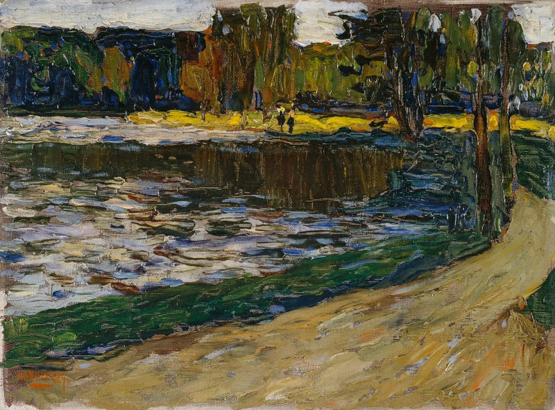 Múnich - Jardín inglés - Vassily Kandinsky