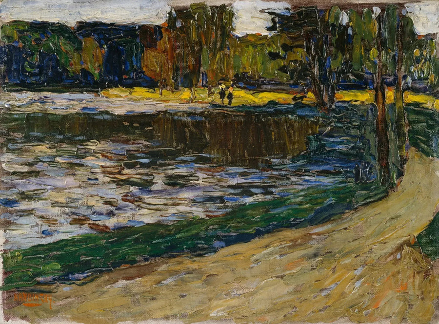 Múnich - Jardín inglés - Vassily Kandinsky