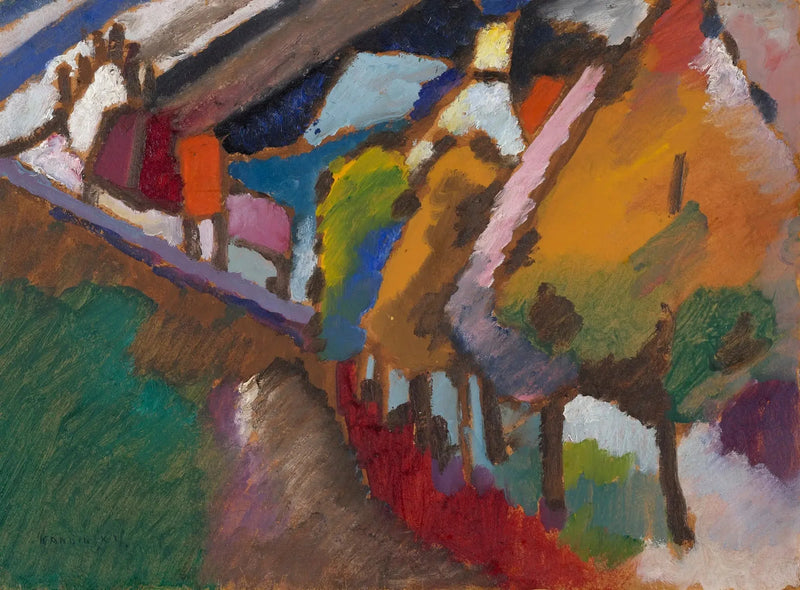 Murnau - Castillo y iglesia - Vassily Kandinsky