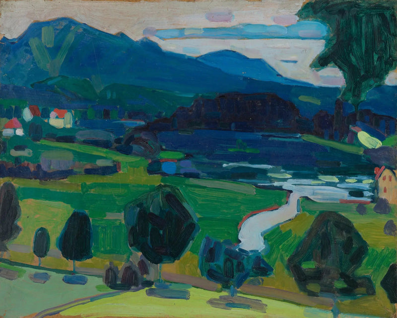 Murnau - Vista del Staffelsee - Vassily Kandinsky