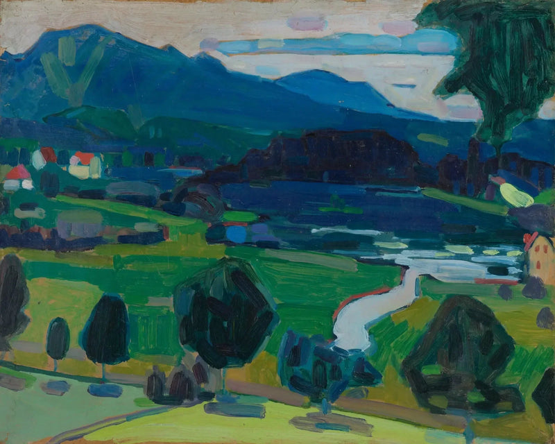 Murnau - Vista del Staffelsee - Vassily Kandinsky