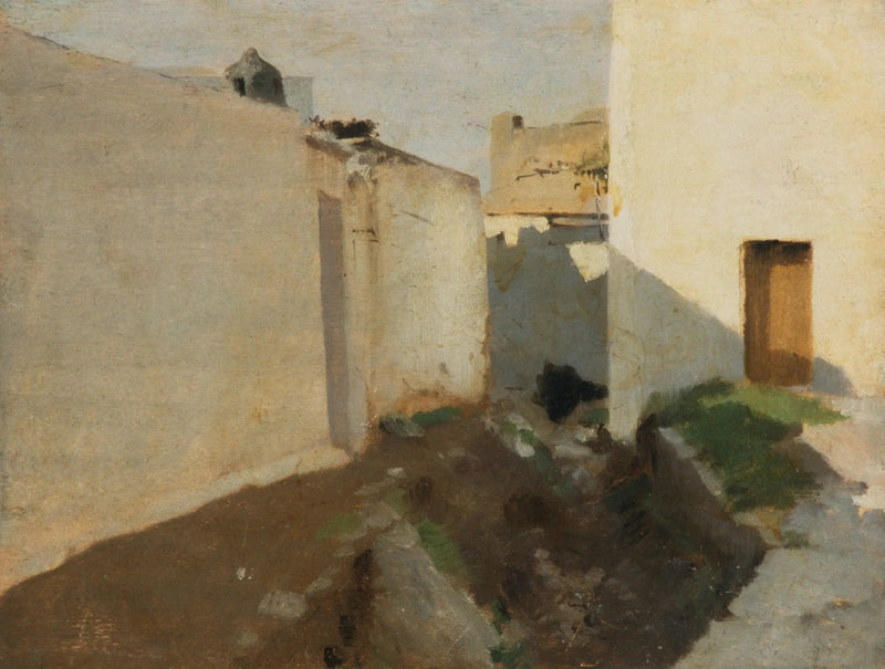 Paredes blancas al sol, Marruecos - John Singer Sargent