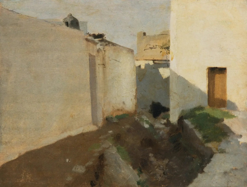Paredes blancas al sol, Marruecos - John Singer Sargent