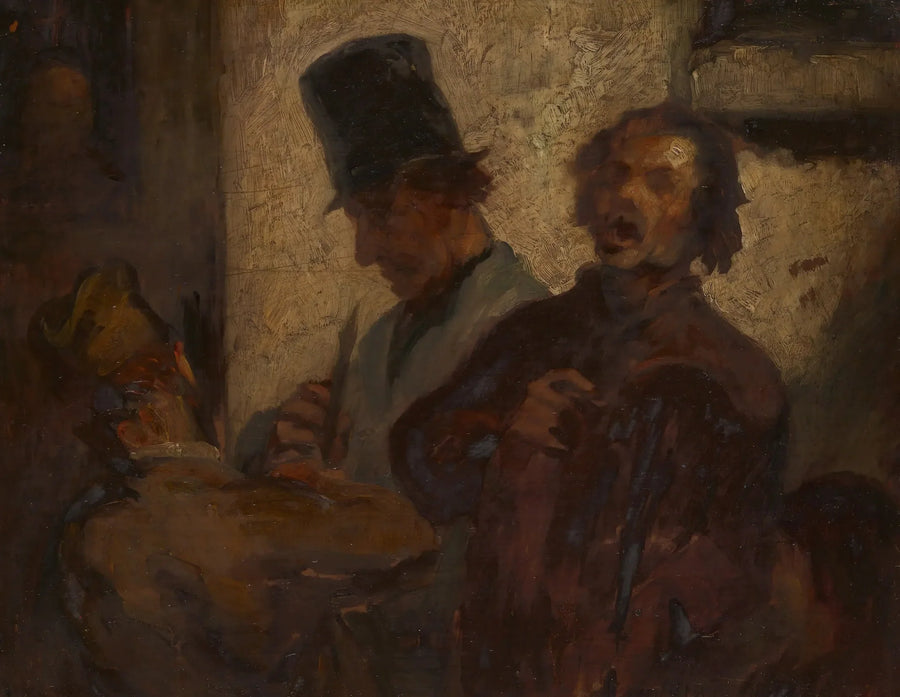 Músicos callejeros - Honoré Daumier