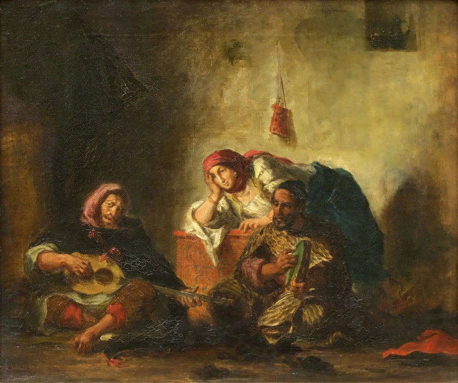 Músicos judíos de Mogador - Eugène Delacroix