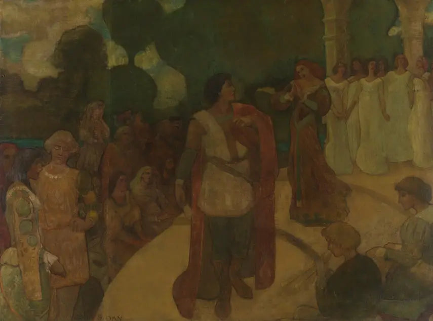 Musique dramatique - John Sloan image 1 reproduction d’œuvre d’art à l’huile