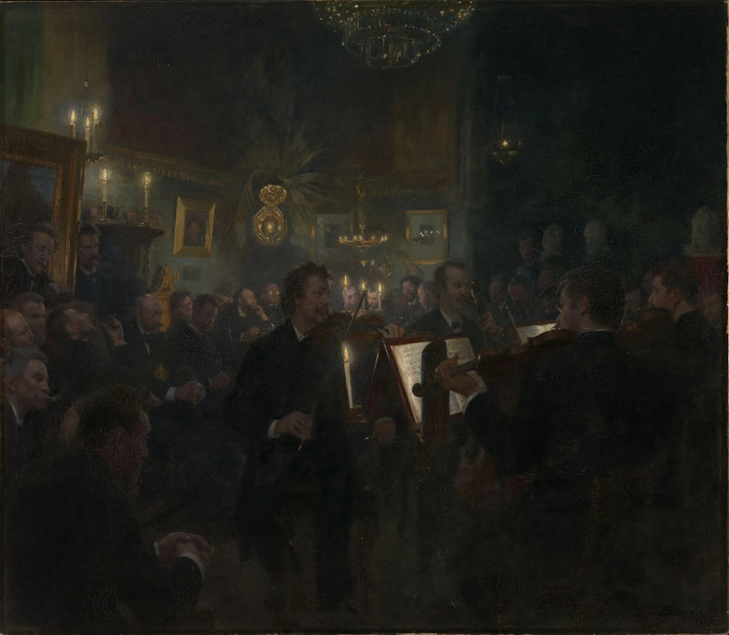 Música en estudio - Peder Severin Krøyer