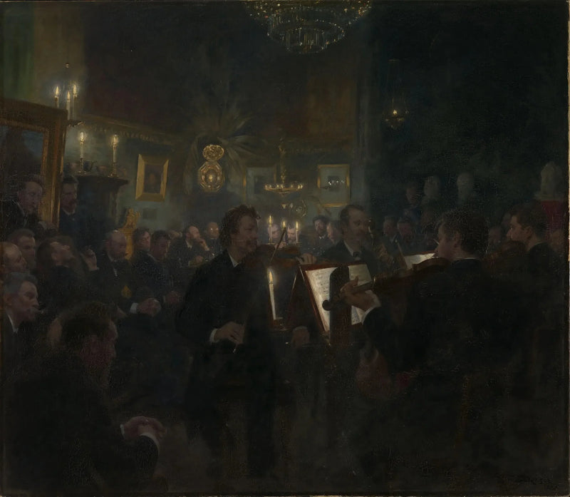 Música en estudio - Peder Severin Krøyer