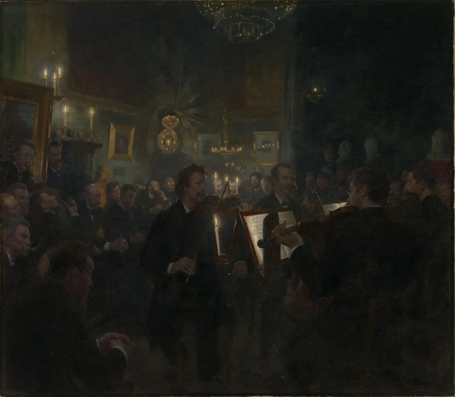Música en estudio - Peder Severin Krøyer