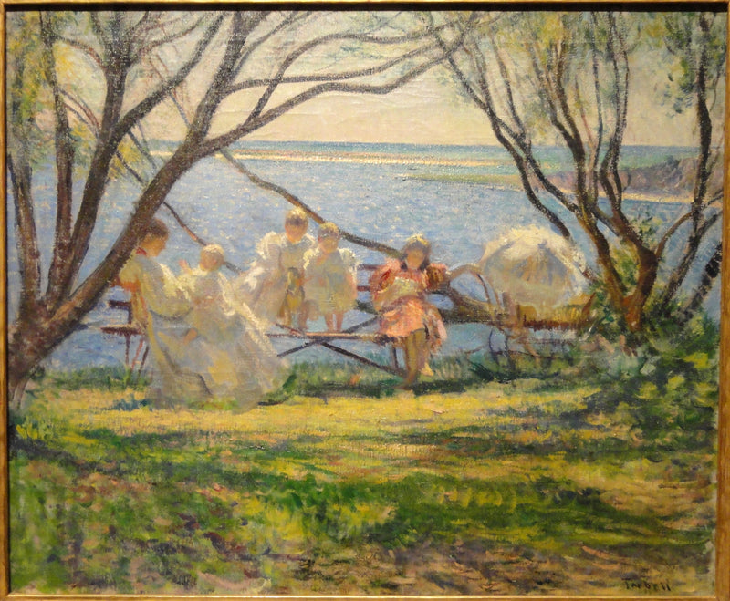 Mi familia en Cotuit - Edmund Charles Tarbell