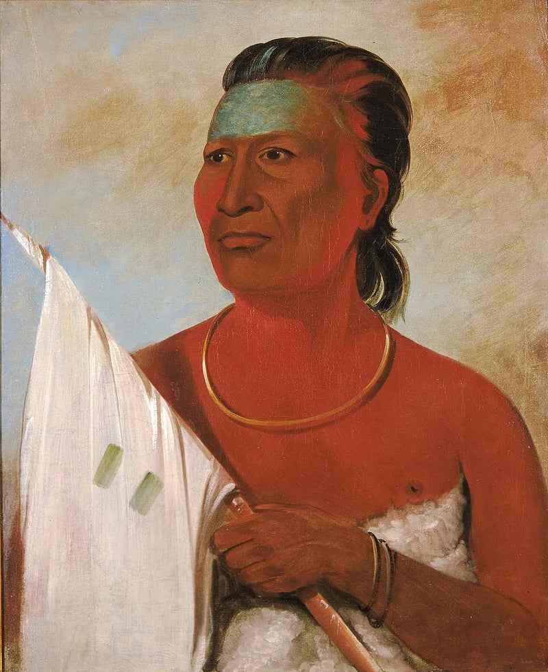 Náh-pope, sopa, consejero de Black Hawk - George Catlin