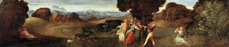 Nacimiento de Adonis - Tiziano