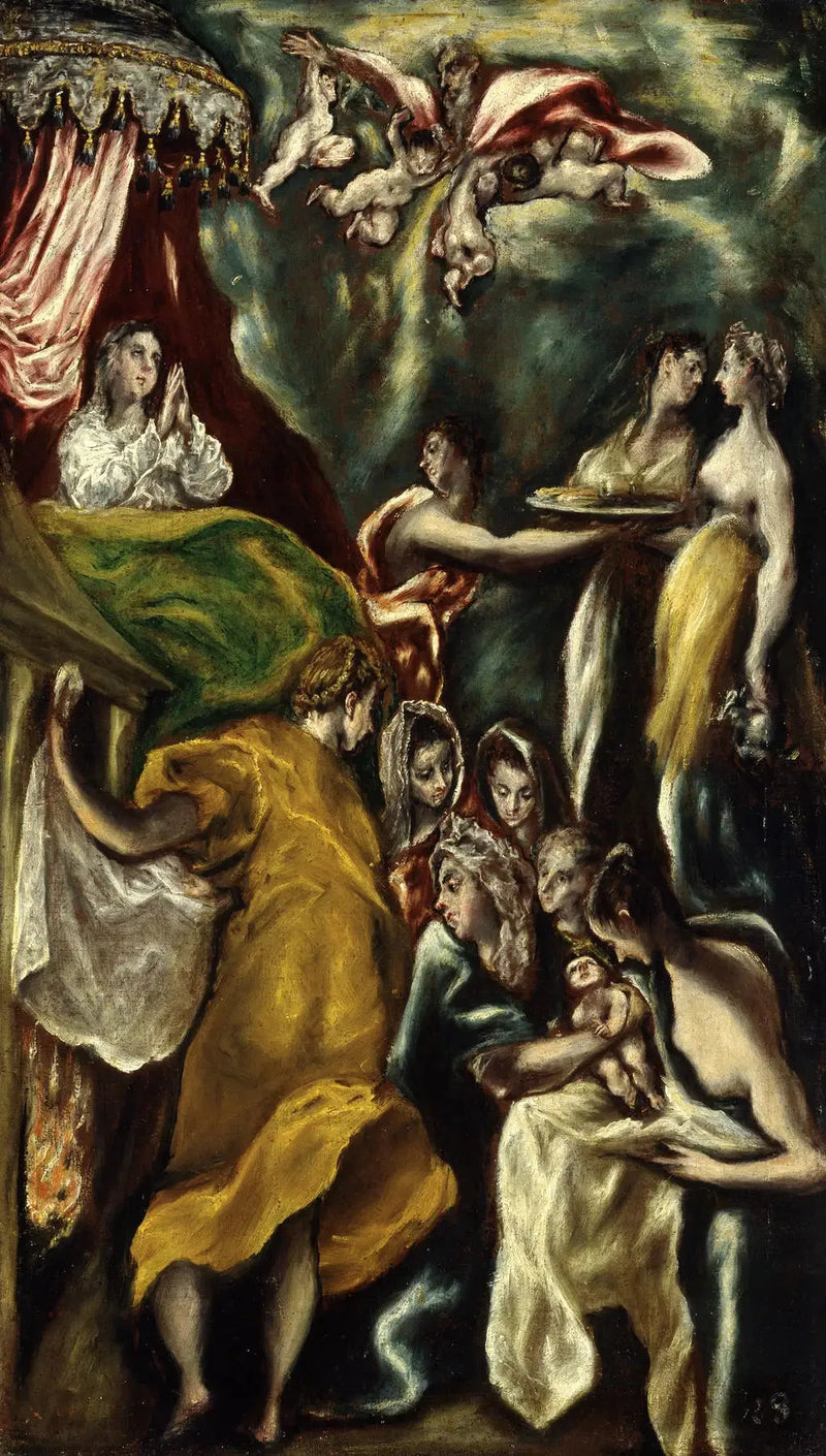 Nacimiento de María - El Greco