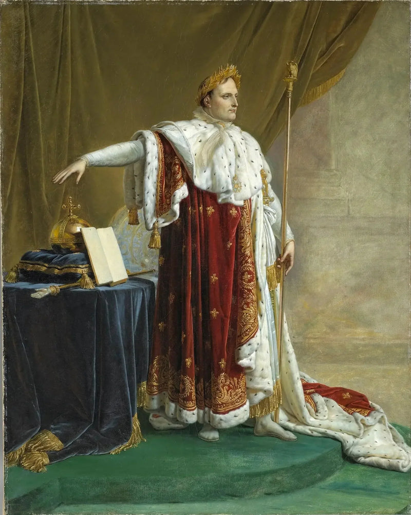 Napoleón I en traje de coronación - Anne-Louis Girodet