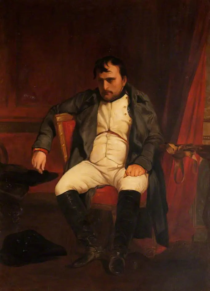 Napoleón en Fontainebleau, 31 de marzo de 1814 - Paul Delaroche