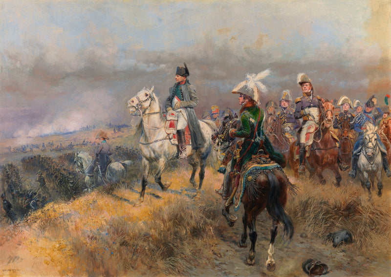 Napoleón y las tropas - Édouard Detaille