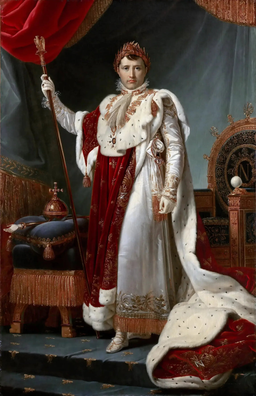 Napoleón I en traje de coronación - François Gérard