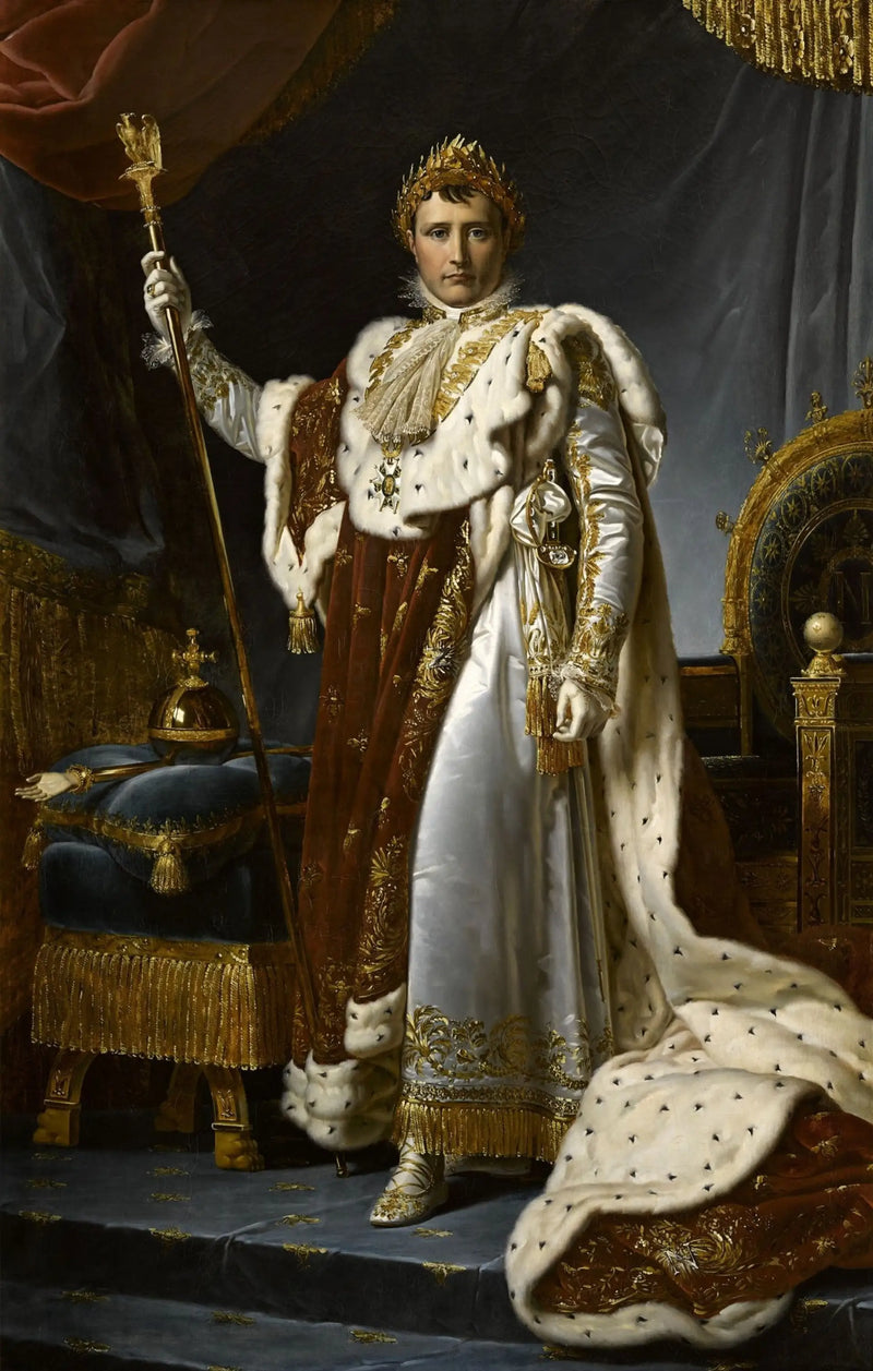 Napoleón I en traje del Sacre - François Gérard