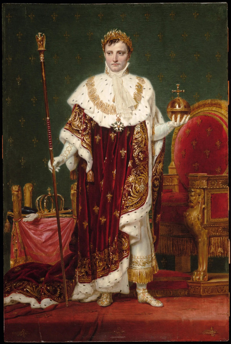 Napoleón I en vestimenta imperial - Jacques-Louis David