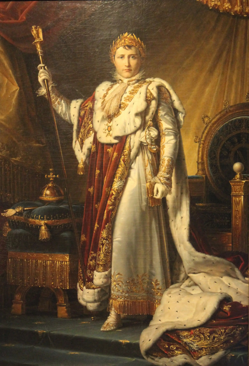 Napoleón I en atuendo de coronación - François Gérard