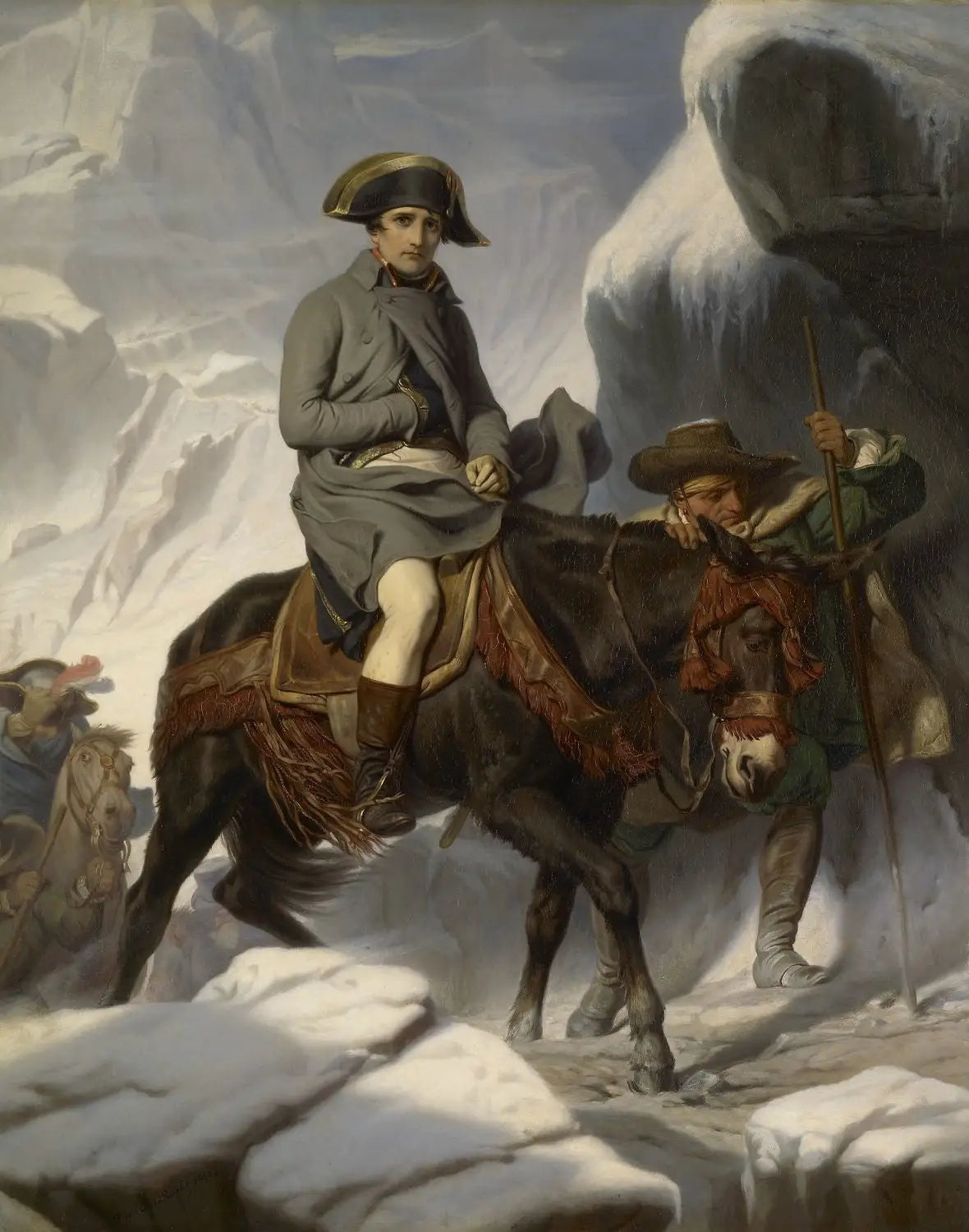 Napoléon traversant les Alpes mai 1800 - Paul Delaroche - Alpha Reproduction