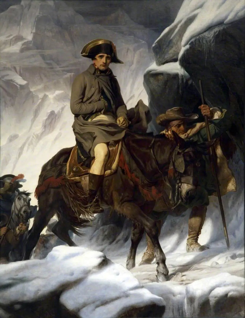 Napoleón atravesando los Alpes - Paul Delaroche
