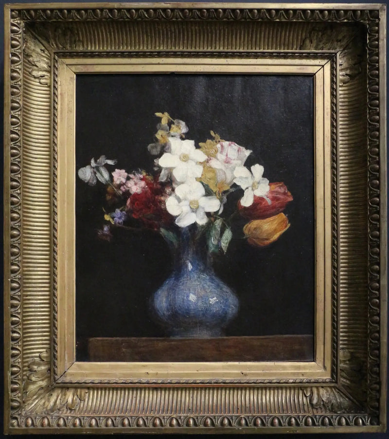 Narcisos y tulipanes - Henri Fantin-Latour