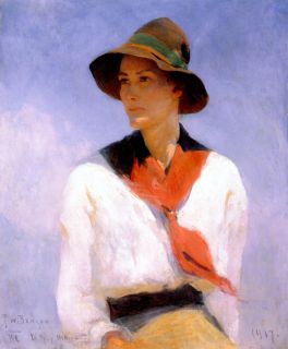 Natalie - Frank Weston Benson - Alpha Reproduction