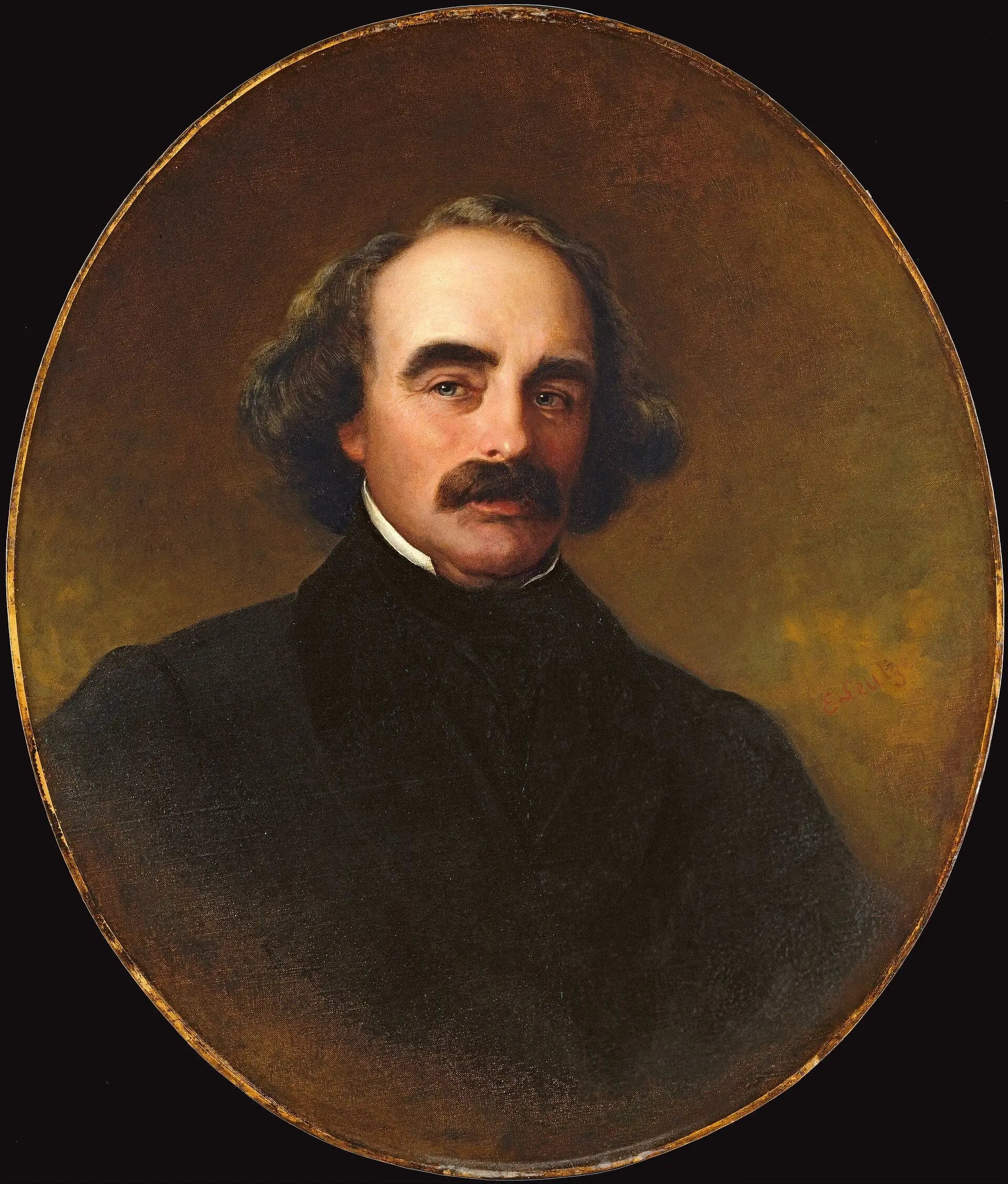 Nathaniel Hawthorne - Emanuel Leutze - Alpha Reproduction