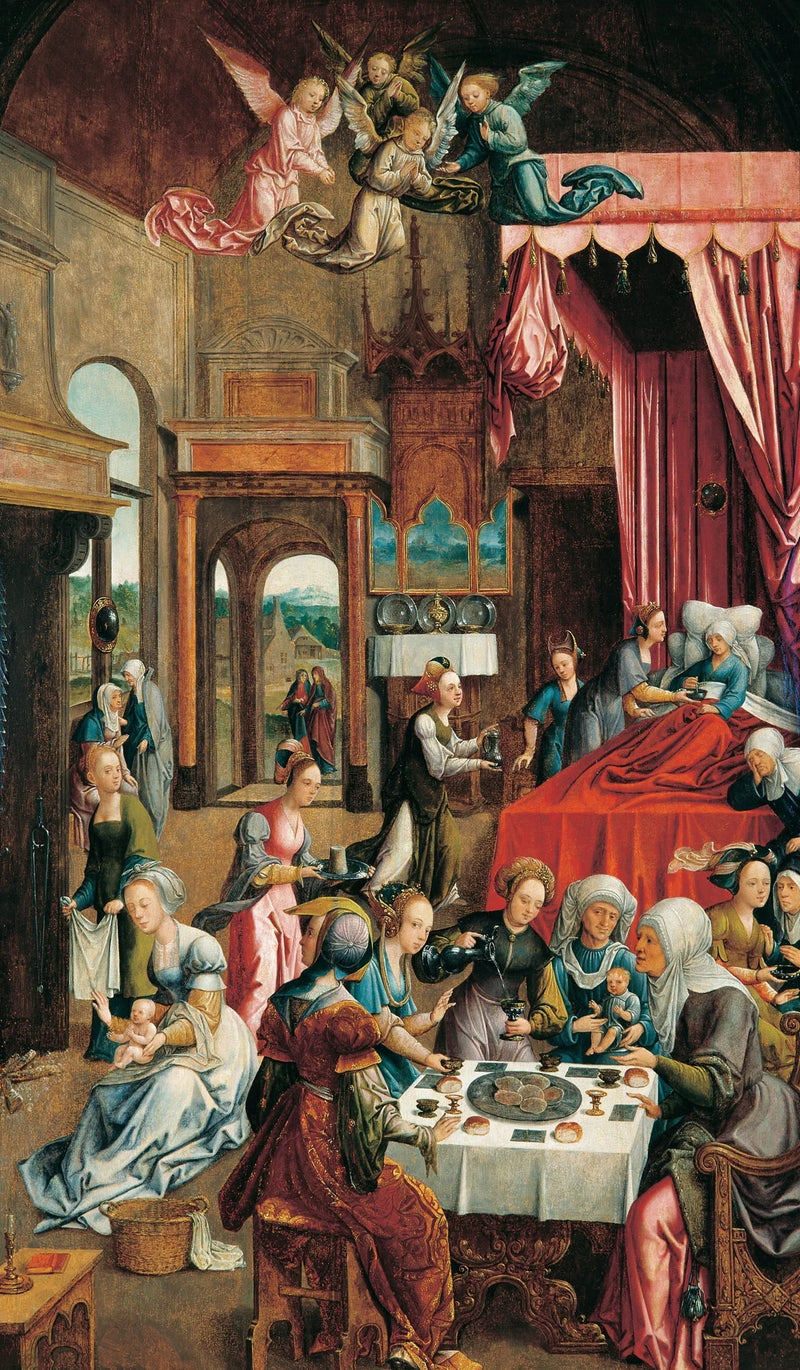 Natividad de la Virgen - Jacob Cornelisz van Oostsanen
