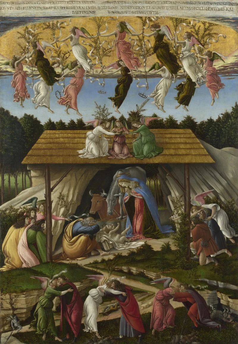 La Natividad mística - Sandro Botticelli