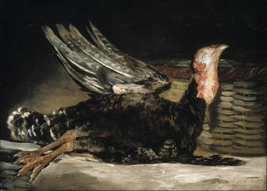 Bodegón con pavo - Francisco de Goya
