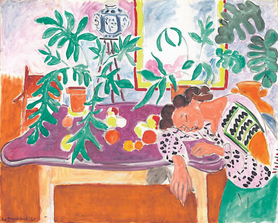 Naturaleza muerta con dormilona - Henri Matisse