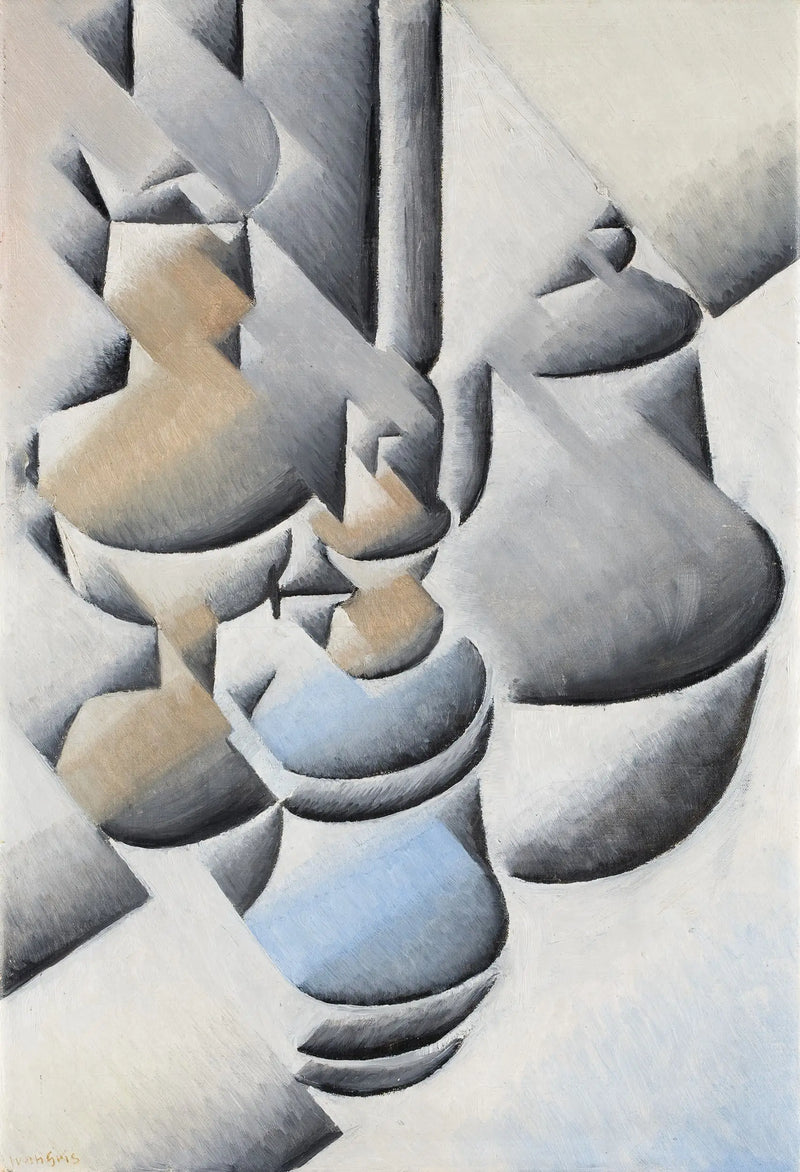 Naturaleza muerta con lámpara - Juan Gris