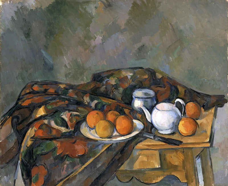 Bodegón con tetera - Paul Cézanne