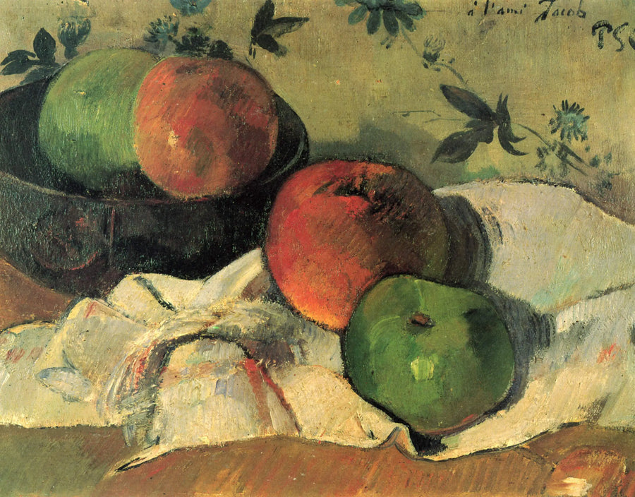 Naturaleza muerta con el amigo Jacob - Paul Gauguin