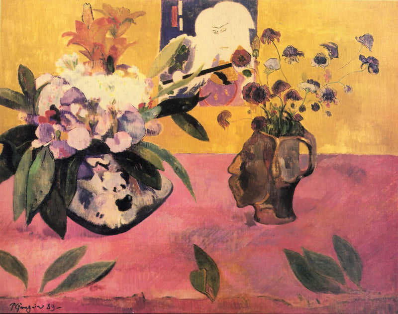 Naturaleza muerta con estampas japonesas - Paul Gauguin