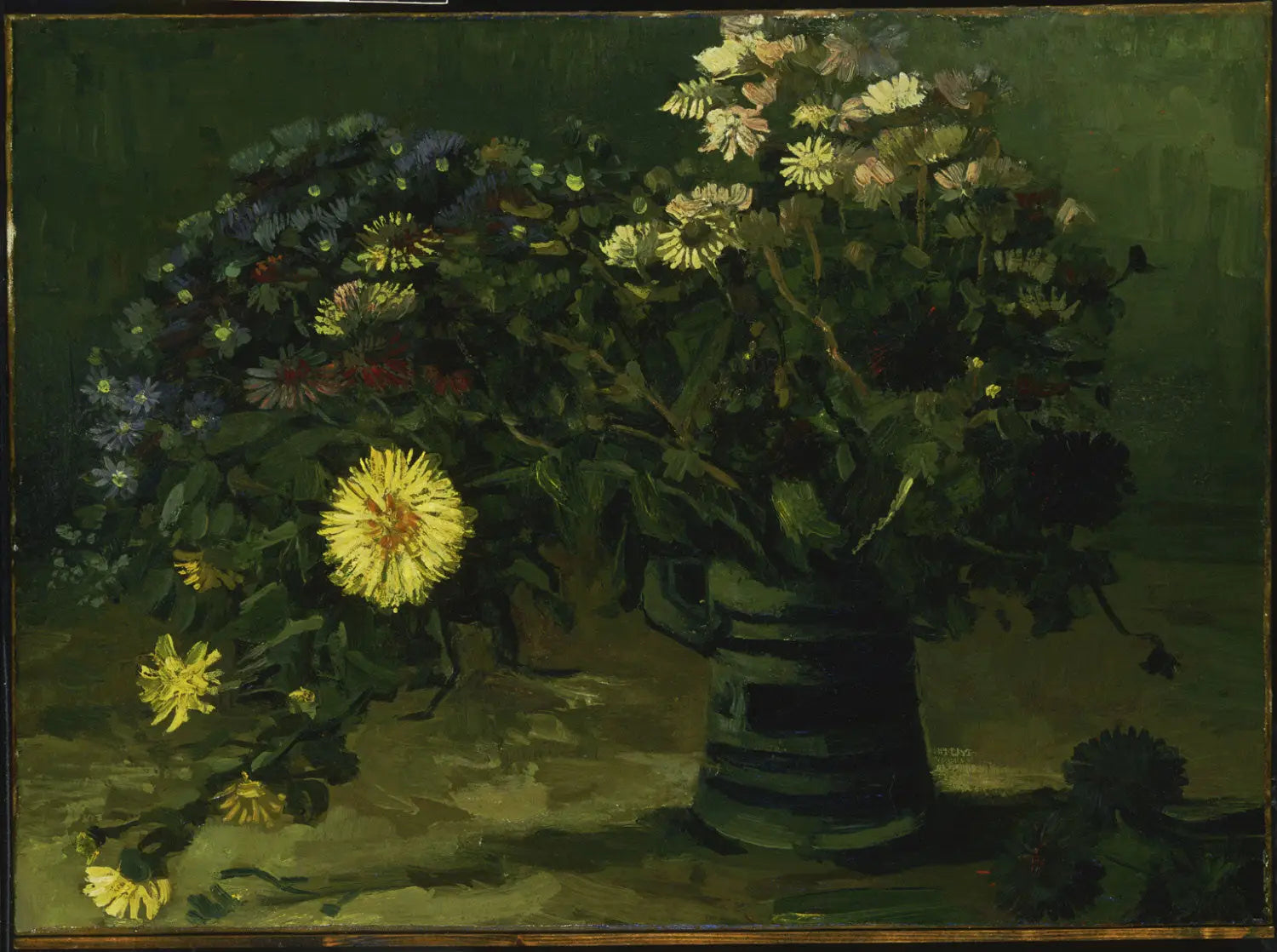 Nature morte au bouquet de marguerites - Vincent van Gogh image 1 reproduction de peinture à l’huile