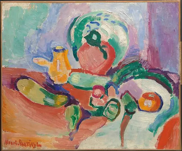 Naturaleza muerta con pepino - Henri Matisse