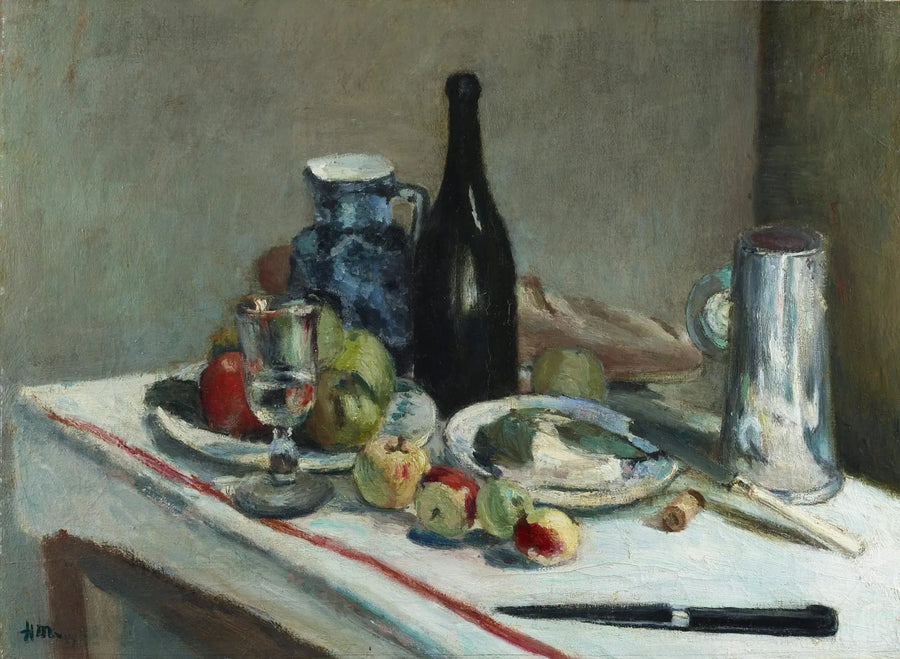 Naturaleza muerta con cuchillo negro - Henri Matisse