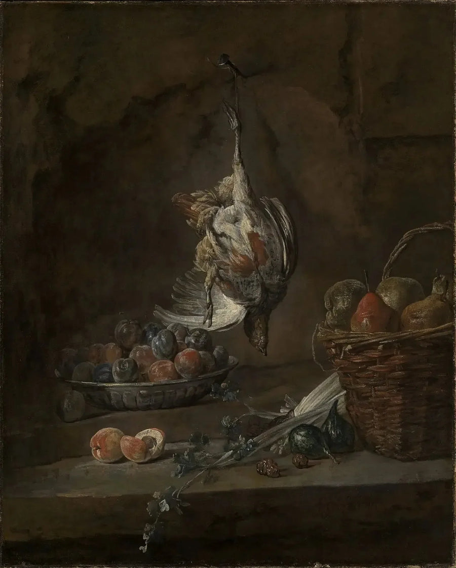 Naturaleza muerta con faisán muerto - Jean Simeón Chardin