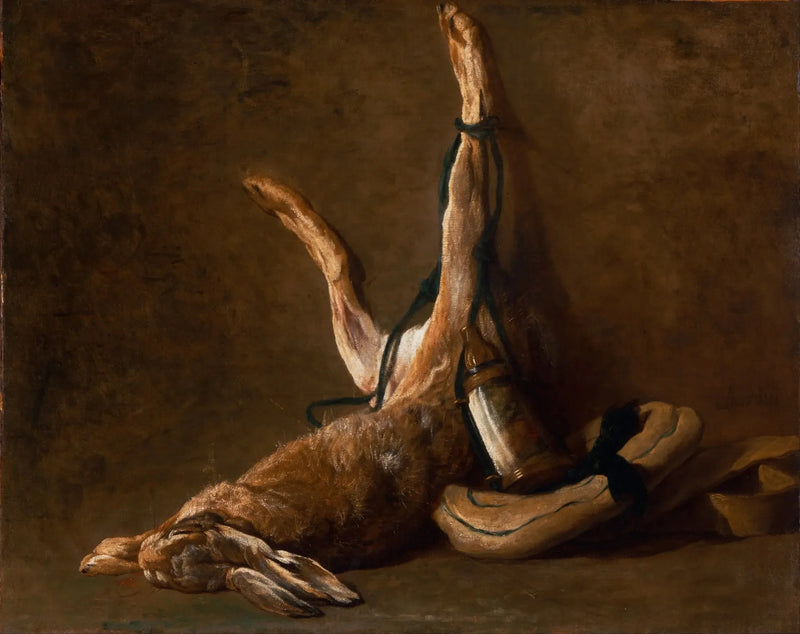 Naturaleza muerta con liebre - Jean Simeón Chardin