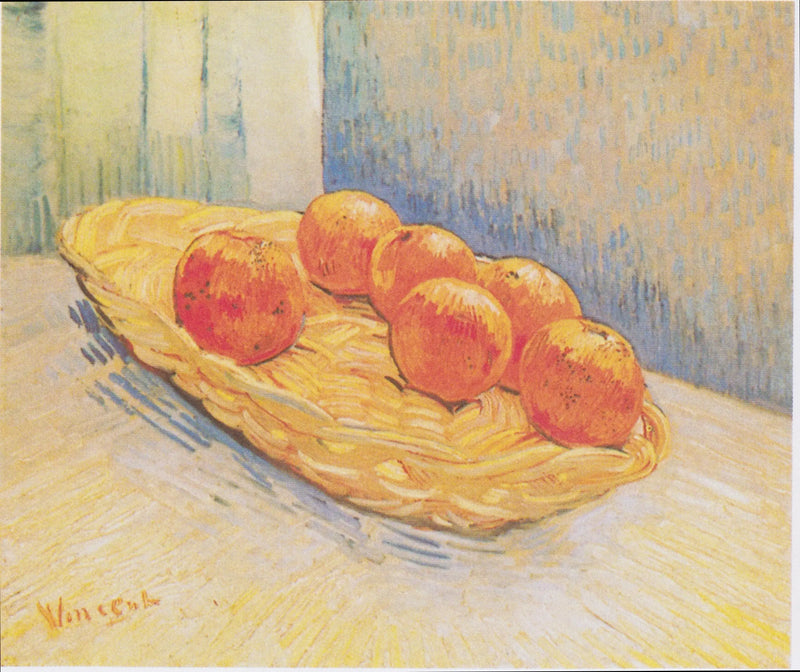 Naturaleza muerta con cesta de naranjas - Vincent van Gogh