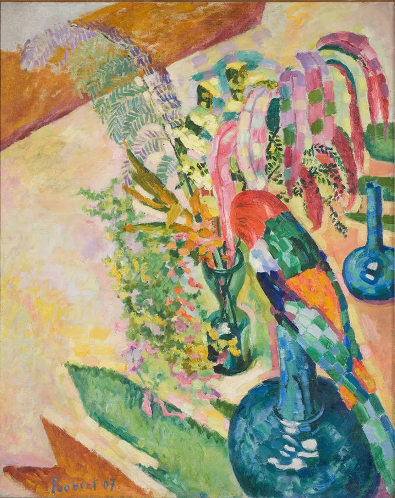 Naturaleza muerta con loro - Robert Delaunay