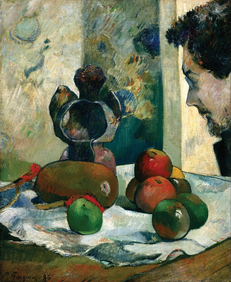 Bodegón con perfil de Laval - Paul Gauguin