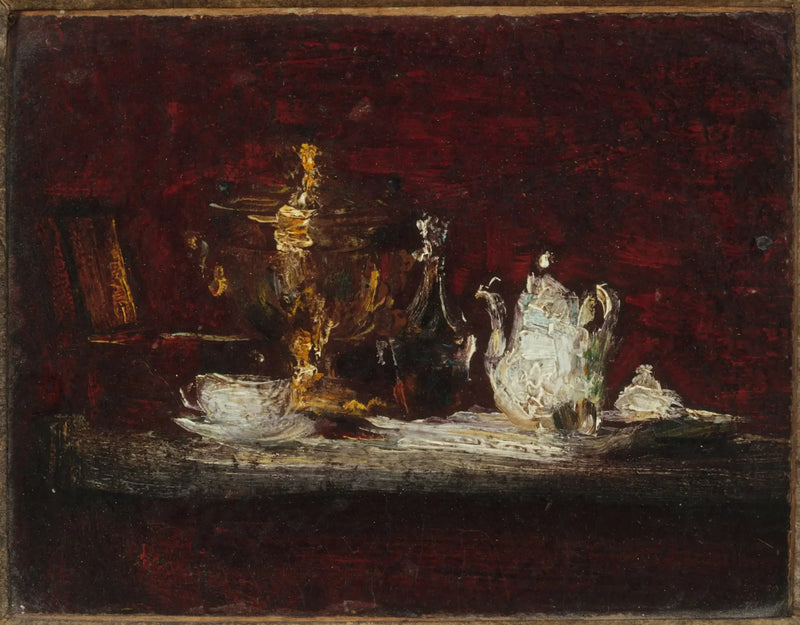 Naturaleza muerta con samovar - Henri Fantin-Latour