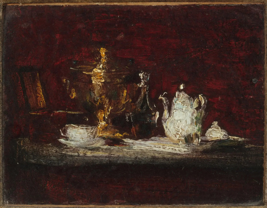 Naturaleza muerta con samovar - Henri Fantin-Latour