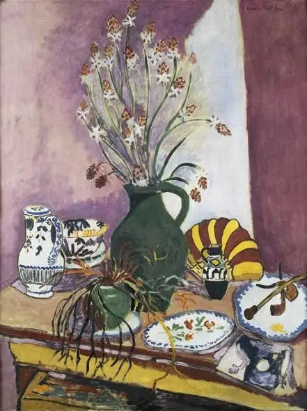Naturaleza muerta con asfódelos - Henri Matisse
